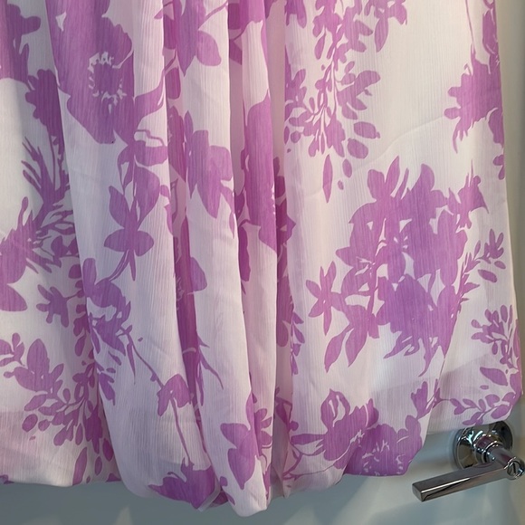 David's Bridal Violet Sweetheart Balloon Dress - Picture 12 of 15